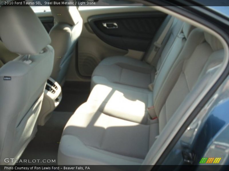 Steel Blue Metallic / Light Stone 2010 Ford Taurus SEL