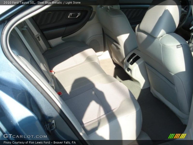 Steel Blue Metallic / Light Stone 2010 Ford Taurus SEL