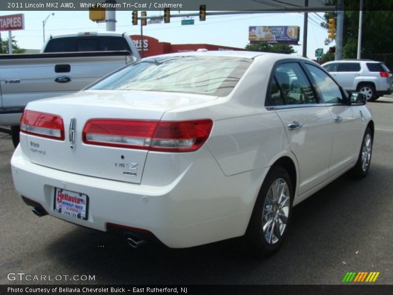 White Platinum Tri-Coat / Cashmere 2011 Lincoln MKZ AWD