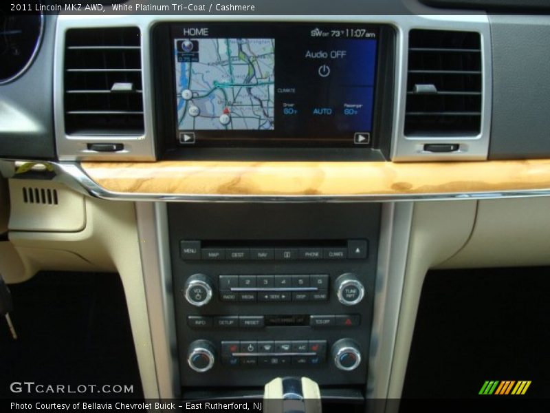 White Platinum Tri-Coat / Cashmere 2011 Lincoln MKZ AWD
