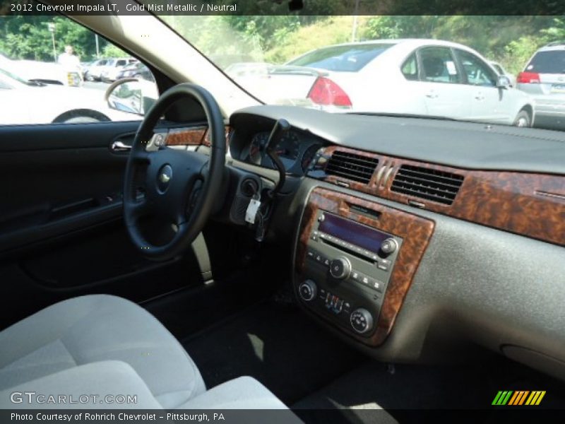 Gold Mist Metallic / Neutral 2012 Chevrolet Impala LT