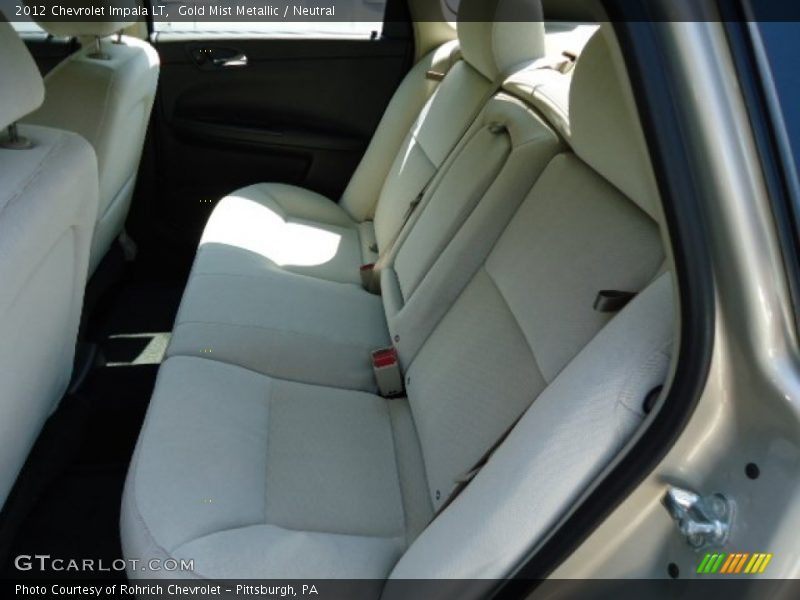 Gold Mist Metallic / Neutral 2012 Chevrolet Impala LT