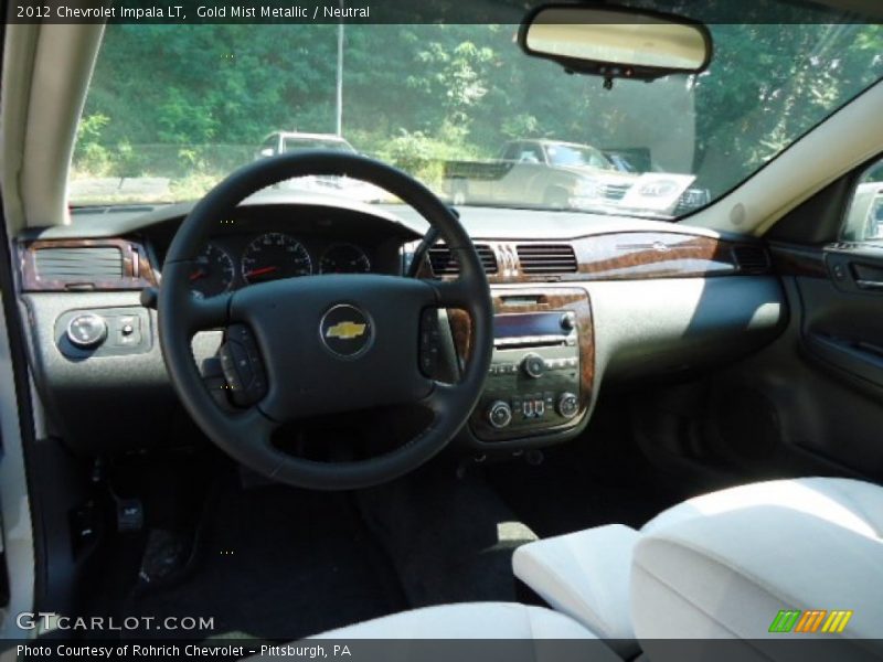 Gold Mist Metallic / Neutral 2012 Chevrolet Impala LT