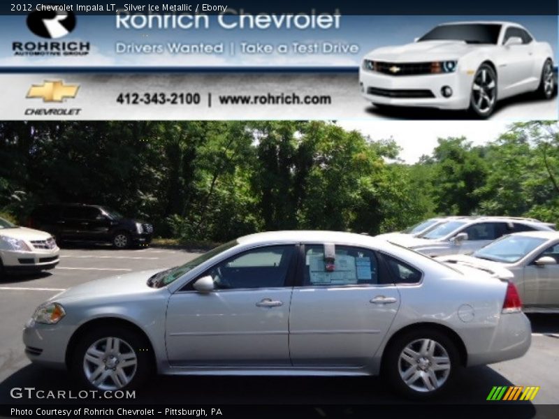 Silver Ice Metallic / Ebony 2012 Chevrolet Impala LT