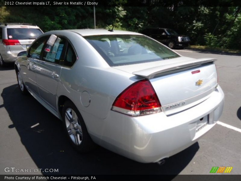 Silver Ice Metallic / Ebony 2012 Chevrolet Impala LT
