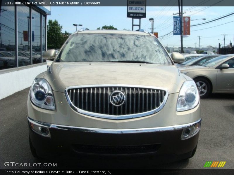 Gold Mist Metallic / Cashmere 2012 Buick Enclave AWD