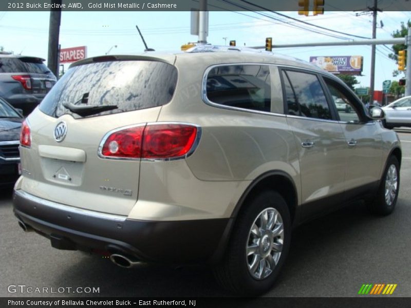 Gold Mist Metallic / Cashmere 2012 Buick Enclave AWD