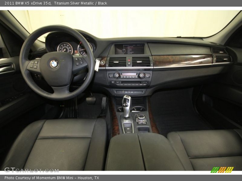 Titanium Silver Metallic / Black 2011 BMW X5 xDrive 35d