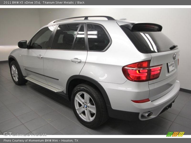 Titanium Silver Metallic / Black 2011 BMW X5 xDrive 35d