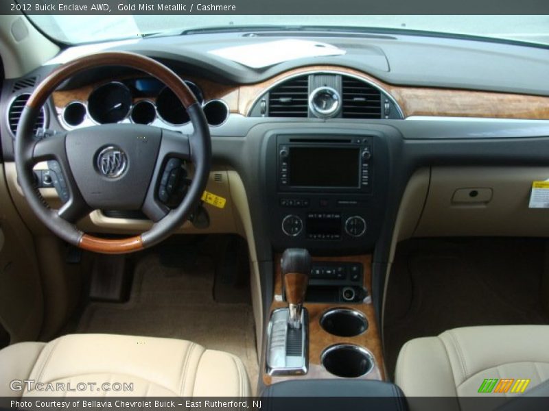 Gold Mist Metallic / Cashmere 2012 Buick Enclave AWD