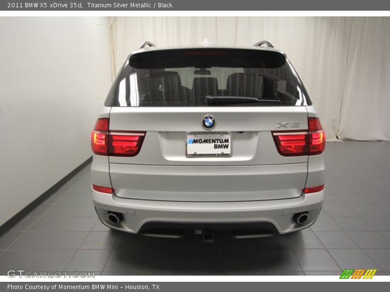 Titanium Silver Metallic / Black 2011 BMW X5 xDrive 35d