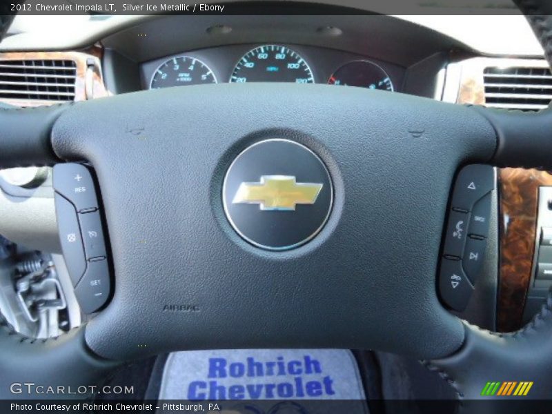 Silver Ice Metallic / Ebony 2012 Chevrolet Impala LT