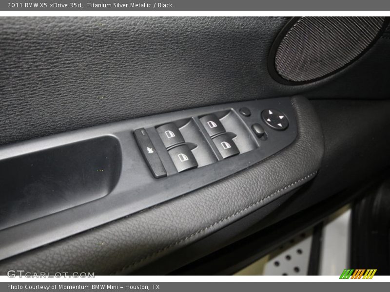 Titanium Silver Metallic / Black 2011 BMW X5 xDrive 35d