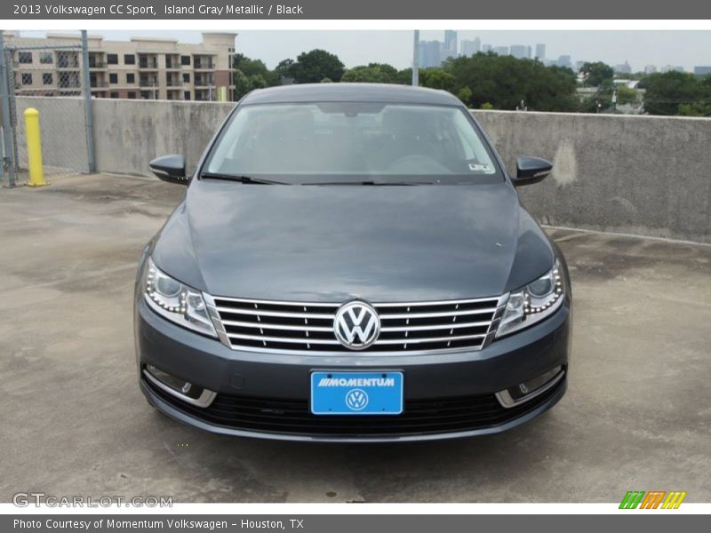 Island Gray Metallic / Black 2013 Volkswagen CC Sport