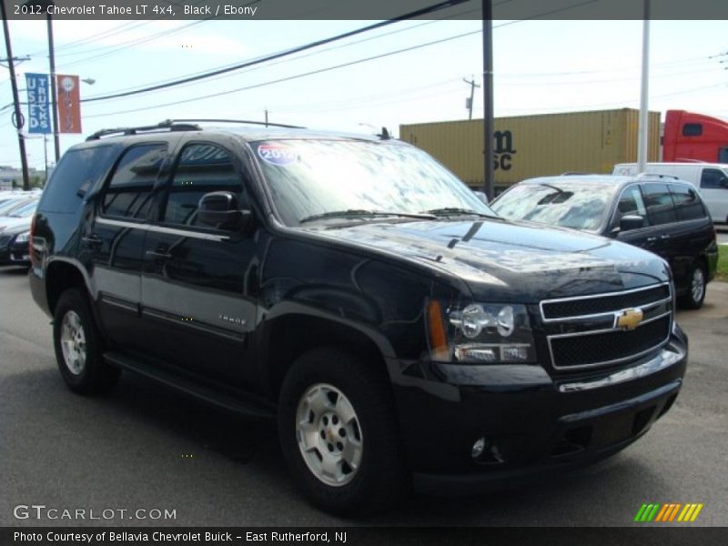 Black / Ebony 2012 Chevrolet Tahoe LT 4x4