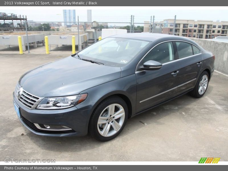 Island Gray Metallic / Black 2013 Volkswagen CC Sport