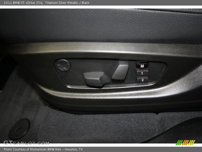 Titanium Silver Metallic / Black 2011 BMW X5 xDrive 35d