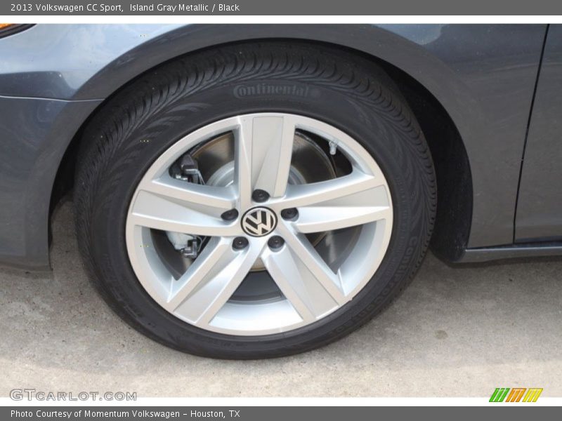 Island Gray Metallic / Black 2013 Volkswagen CC Sport