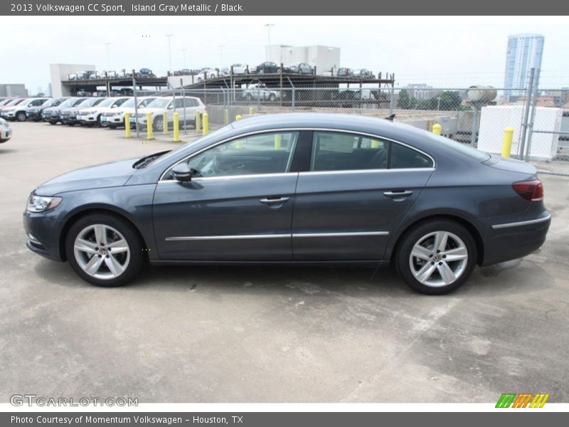 Island Gray Metallic / Black 2013 Volkswagen CC Sport