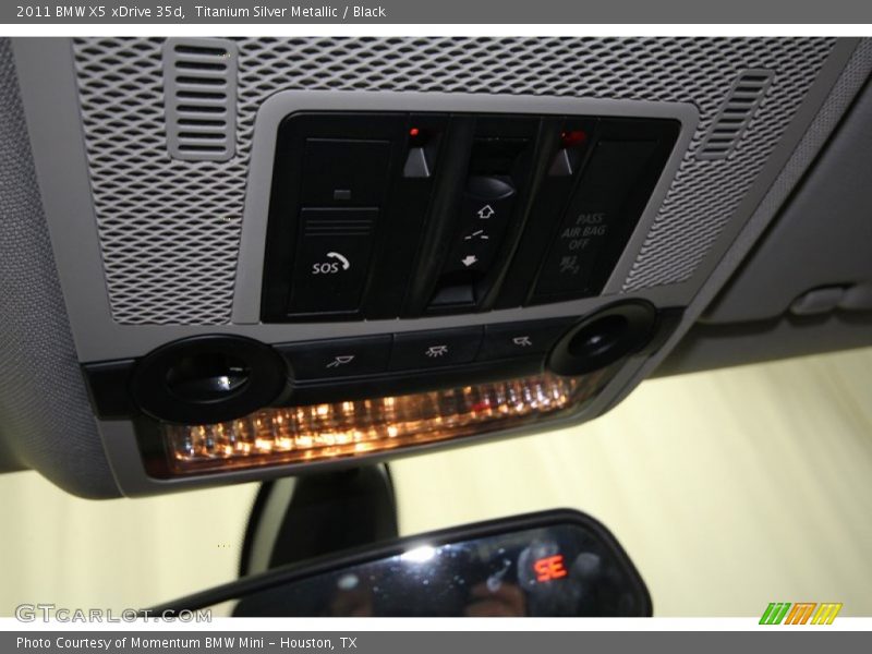 Titanium Silver Metallic / Black 2011 BMW X5 xDrive 35d