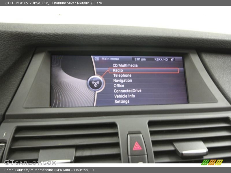 Titanium Silver Metallic / Black 2011 BMW X5 xDrive 35d