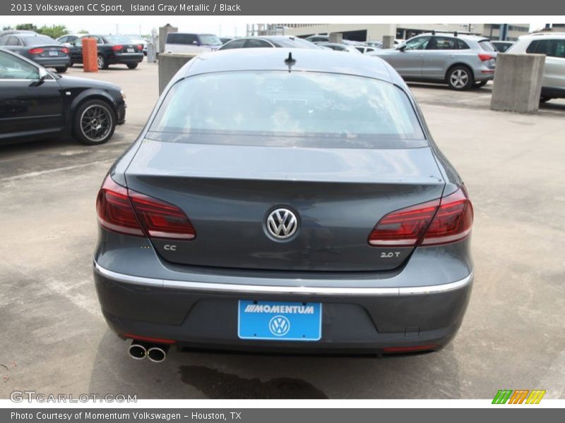Island Gray Metallic / Black 2013 Volkswagen CC Sport