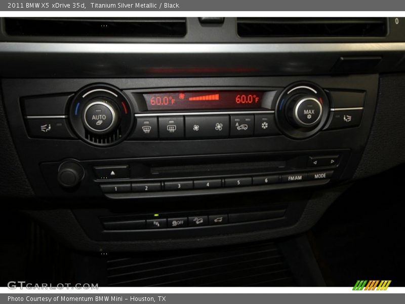 Titanium Silver Metallic / Black 2011 BMW X5 xDrive 35d