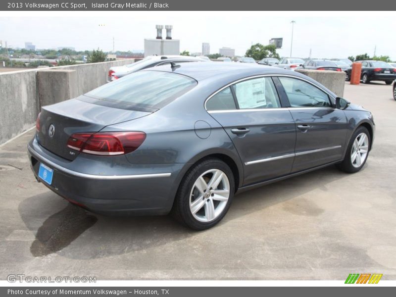 Island Gray Metallic / Black 2013 Volkswagen CC Sport