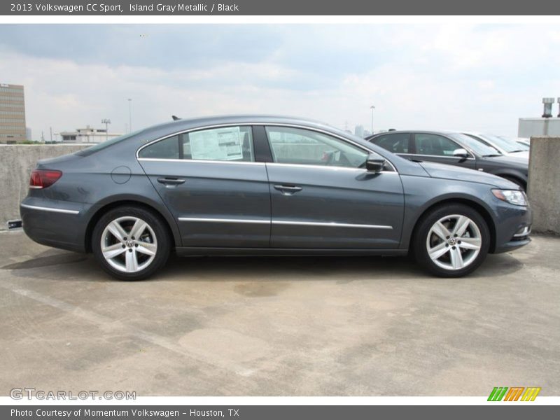 Island Gray Metallic / Black 2013 Volkswagen CC Sport