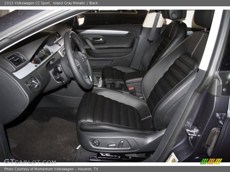 Island Gray Metallic / Black 2013 Volkswagen CC Sport