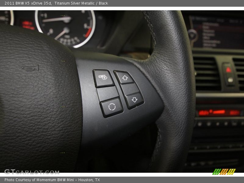 Titanium Silver Metallic / Black 2011 BMW X5 xDrive 35d