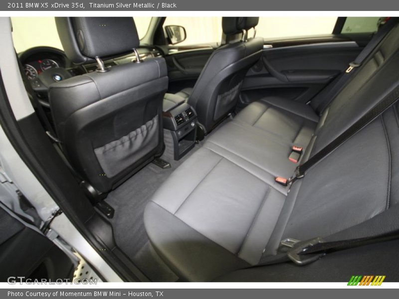 Titanium Silver Metallic / Black 2011 BMW X5 xDrive 35d