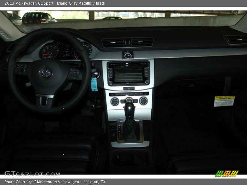 Island Gray Metallic / Black 2013 Volkswagen CC Sport