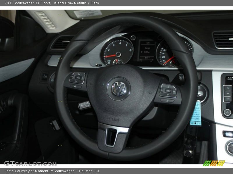 Island Gray Metallic / Black 2013 Volkswagen CC Sport