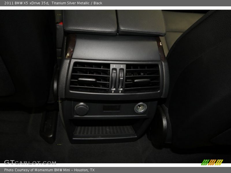 Titanium Silver Metallic / Black 2011 BMW X5 xDrive 35d