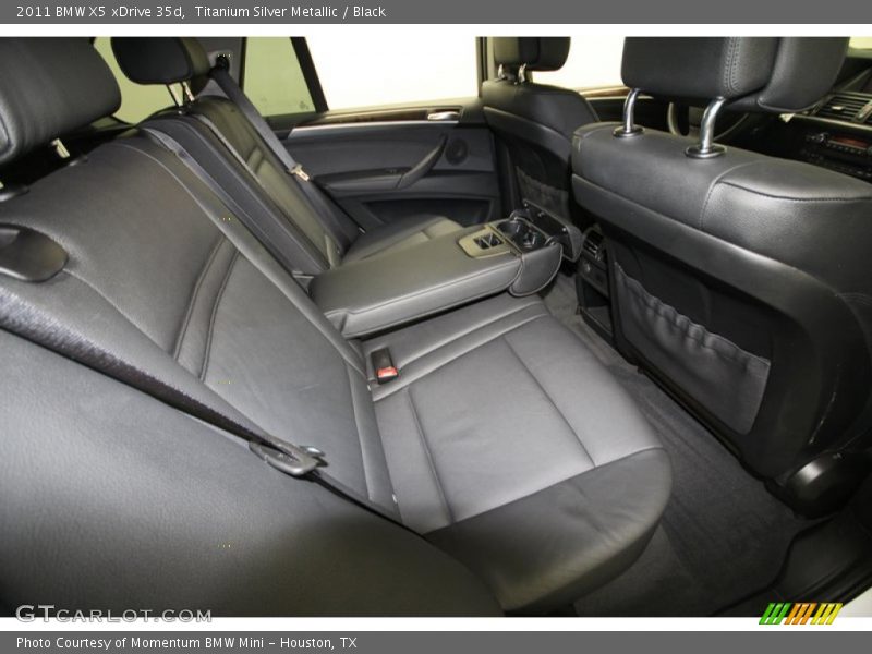 Titanium Silver Metallic / Black 2011 BMW X5 xDrive 35d