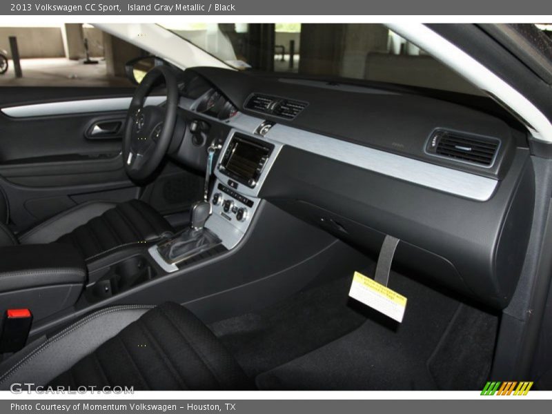 Island Gray Metallic / Black 2013 Volkswagen CC Sport