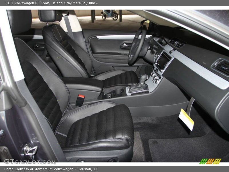 Island Gray Metallic / Black 2013 Volkswagen CC Sport