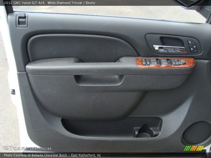 White Diamond Tricoat / Ebony 2012 GMC Yukon SLT 4x4