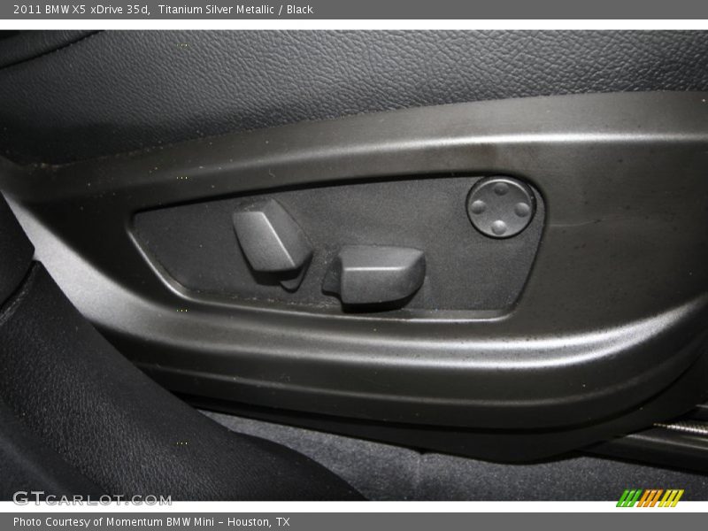 Titanium Silver Metallic / Black 2011 BMW X5 xDrive 35d