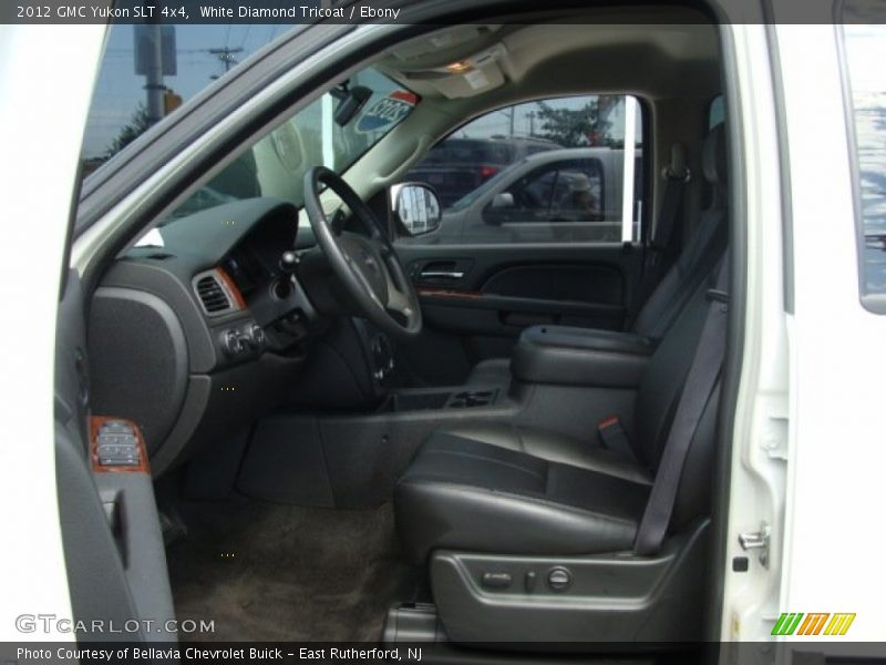 White Diamond Tricoat / Ebony 2012 GMC Yukon SLT 4x4