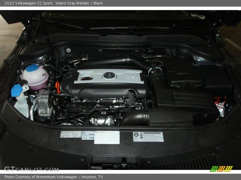 Island Gray Metallic / Black 2013 Volkswagen CC Sport