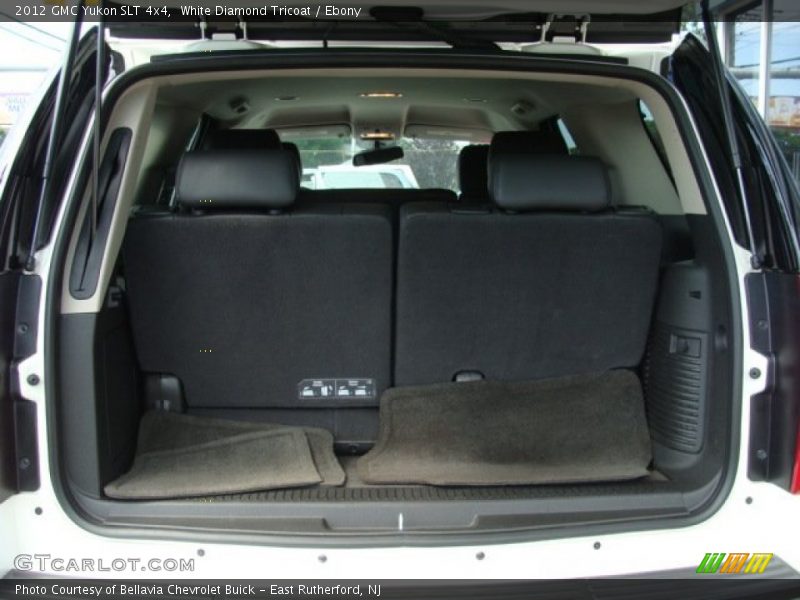 White Diamond Tricoat / Ebony 2012 GMC Yukon SLT 4x4