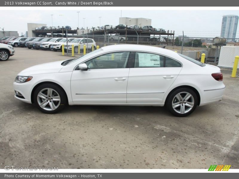 Candy White / Desert Beige/Black 2013 Volkswagen CC Sport