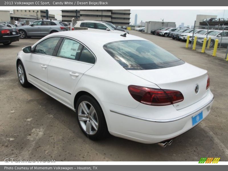 Candy White / Desert Beige/Black 2013 Volkswagen CC Sport