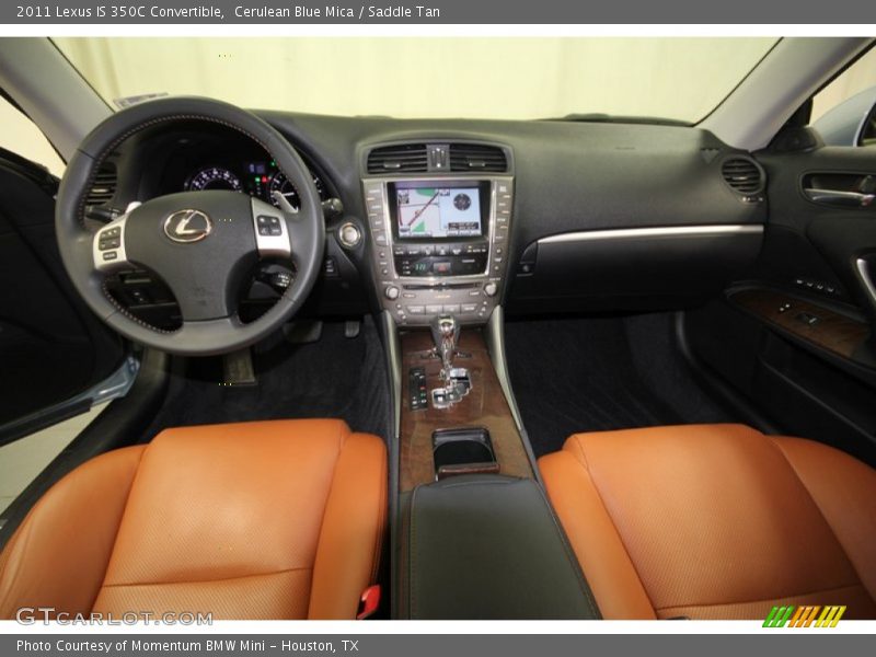 Cerulean Blue Mica / Saddle Tan 2011 Lexus IS 350C Convertible