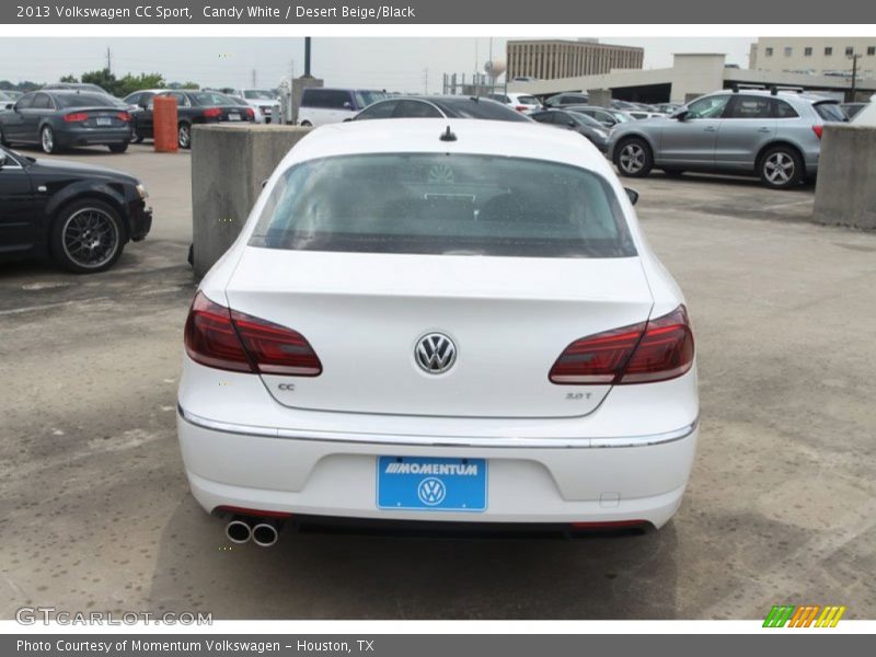 Candy White / Desert Beige/Black 2013 Volkswagen CC Sport