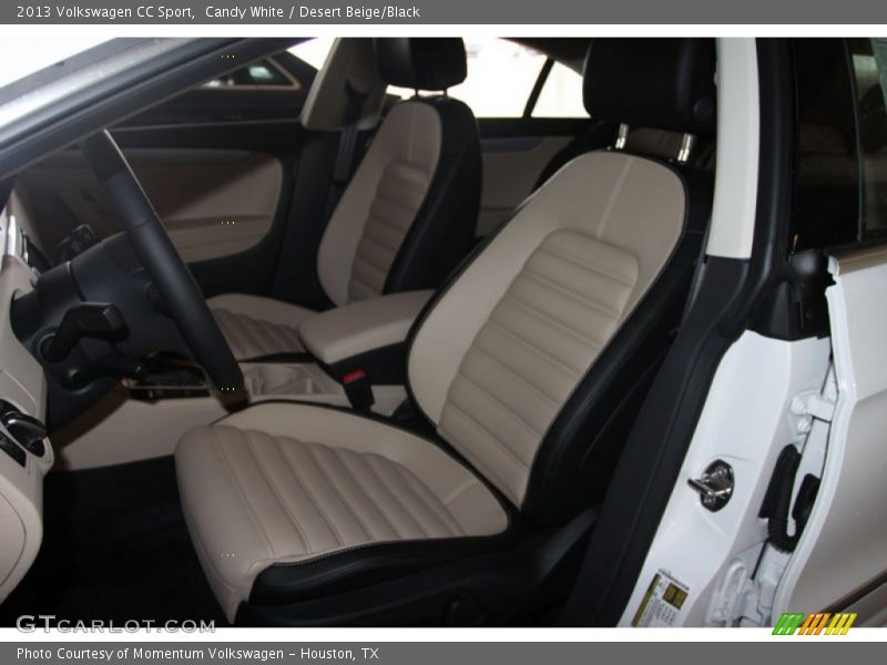 Candy White / Desert Beige/Black 2013 Volkswagen CC Sport