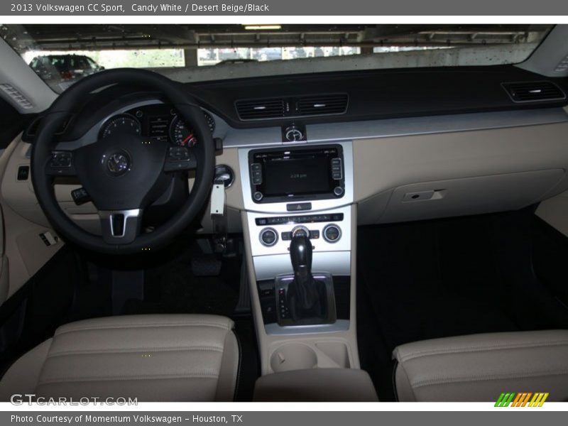 Candy White / Desert Beige/Black 2013 Volkswagen CC Sport