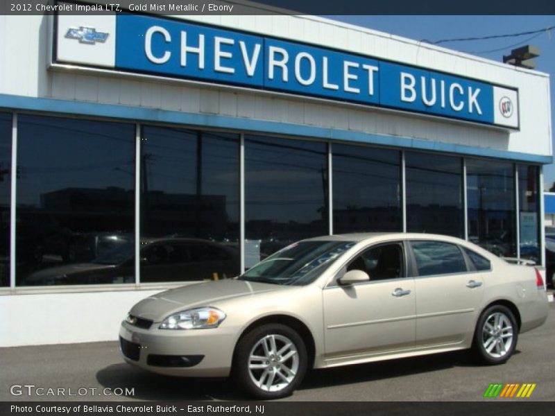 Gold Mist Metallic / Ebony 2012 Chevrolet Impala LTZ